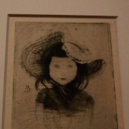 Portrait de Germaine Besnard (fille du peintre - à 4 ans - 1888) - Albert Besnard
