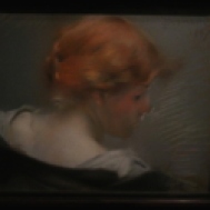"Femme rousse vue de dos" (pastel - 1887) - Albert Besnard